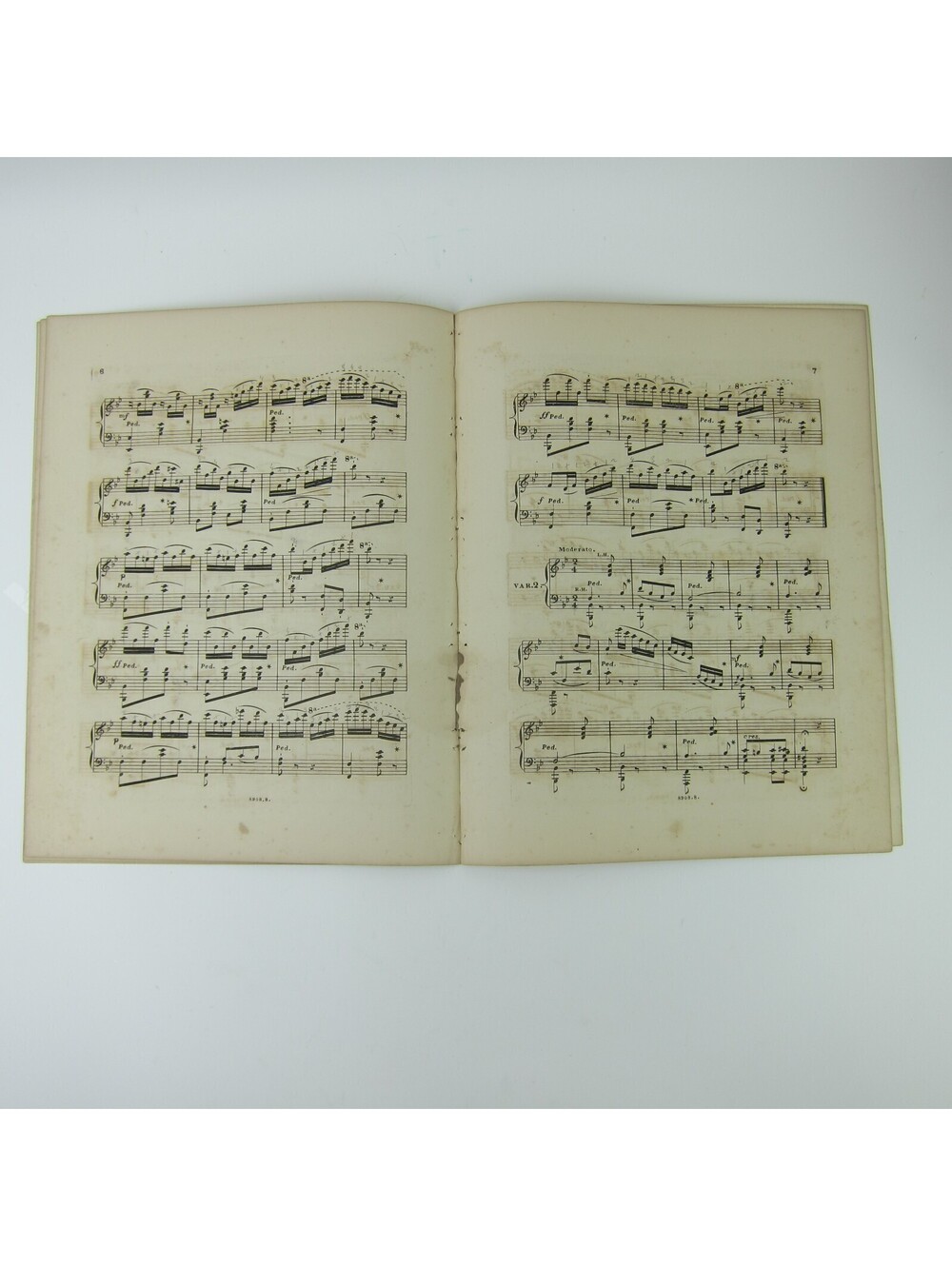 Sheet Music Civil War Tears of Love Charles Grobe Lee & Walker Antique 1863 - Picture 4 of 12